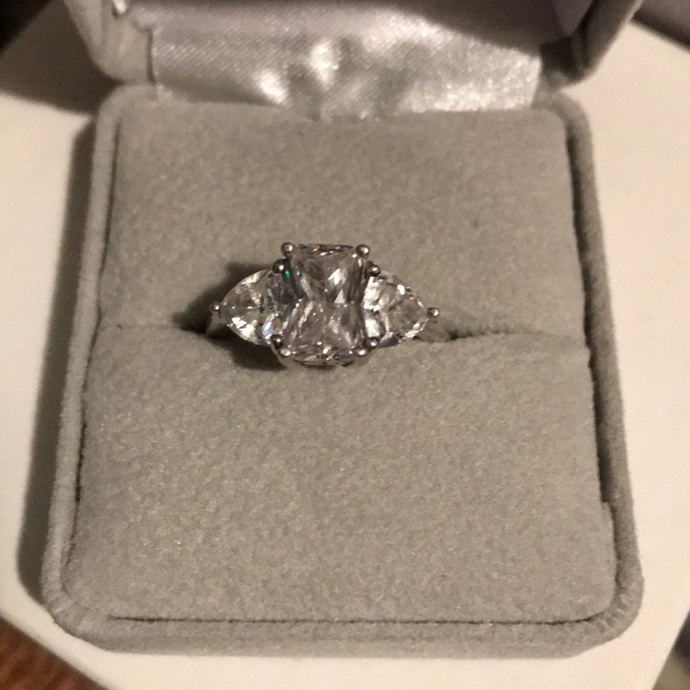 Sterling silver CZ ring